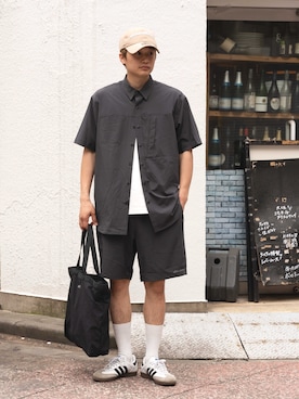 「Eddie Bauer（エディーバウアー）のアイテム（帽子）」を使った、eddiebauerofficialさん（メンズ・171cm）の春コーディネート