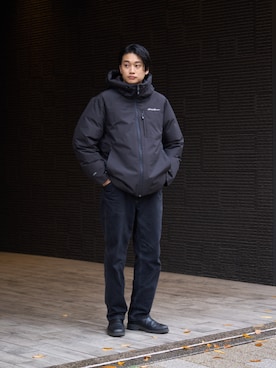 「Eddie Bauer（エディーバウアー）のアイテム（ダウンジャケット/コート）」を使った、eddiebauerofficialさん（メンズ・171cm）の冬コーディネート