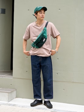 「Eddie Bauer（エディーバウアー）のアイテム（帽子）」を使った、eddiebauerofficialさん（メンズ・171cm）の夏コーディネート