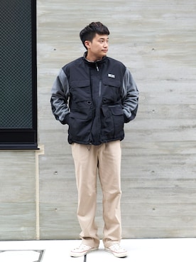 「Eddie Bauer（エディーバウアー）のアイテム（ブルゾン）」を使った、eddiebauerofficialさん（メンズ・171cm）の秋コーディネート