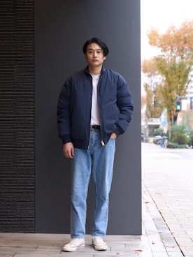 「Eddie Bauer（エディーバウアー）のアイテム（ダウンジャケット/コート）」を使った、eddiebauerofficialさん（メンズ・171cm）の冬コーディネート