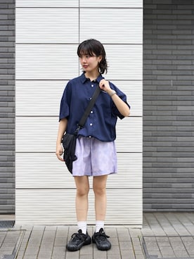 「Eddie Bauer（エディーバウアー）のアイテム」を使った、eddiebauerofficialさん（レディース・152cm）の夏コーディネート