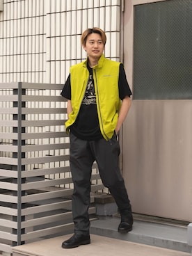 「Eddie Bauer（エディーバウアー）のアイテム（ベスト）」を使った、eddiebauerofficialさん（メンズ・171cm）の春コーディネート
