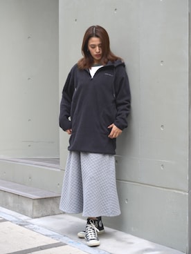 「Eddie Bauer（エディーバウアー）のアイテム（ワンピース/ドレス）」を使った、eddiebauerofficialさん（レディース・159cm）の冬コーディネート