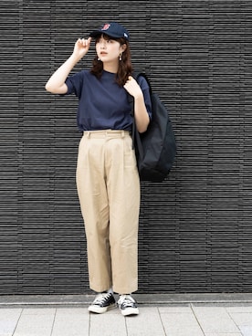 「Eddie Bauer（エディーバウアー）のアイテム」を使った、eddiebauerofficialさん（レディース・168cm）の春コーディネート