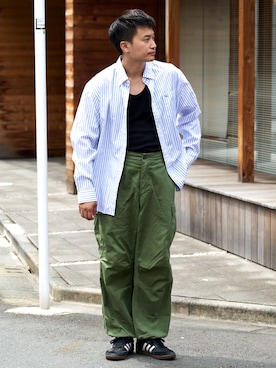 「Eddie Bauer（エディーバウアー）のアイテム（シャツ/ブラウス）」を使った、eddiebauerofficialさん（メンズ・171cm）の秋コーディネート