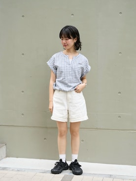「Eddie Bauer（エディーバウアー）のアイテム」を使った、eddiebauerofficialさん（レディース・152cm）の夏コーディネート