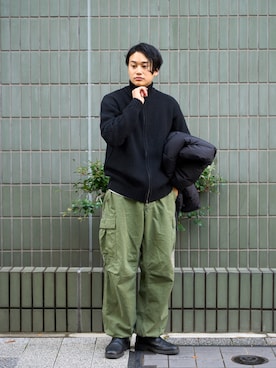 「Eddie Bauer（エディーバウアー）のアイテム（ダウンジャケット/コート）」を使った、eddiebauerofficialさん（メンズ・171cm）の冬コーディネート