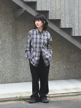 「Eddie Bauer（エディーバウアー）のアイテム（パンツ）」を使った、eddiebauerofficialさん（レディース・152cm）の秋コーディネート