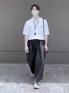 「アイテム（バッグ）」を使った、なりちゃんさん（メンズ・180cm）の秋コーディネート