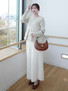 「NEUNA（ヌナ）のアイテム」を使った、yuiさん（レディース・157cm）の冬コーディネート