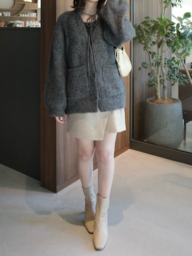 「アイテム（キャミソール）」を使った、yuiさん（レディース・157cm）の秋コーディネート