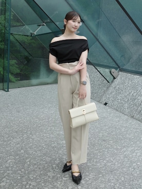 𝘺𝘶𝘪|きれいめフェミニンさん(レディース・157cm)の秋コーディネート