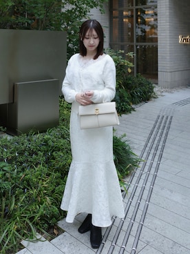 「Louere（ルエレ）のアイテム」を使った、yuiさん（レディース・157cm）の冬コーディネート