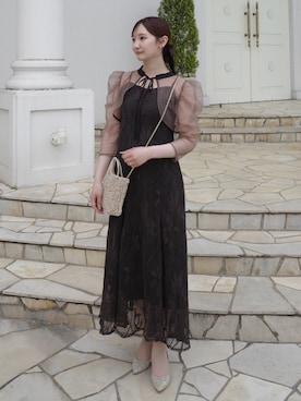 「ANTEPRIMA（アンテプリマ）のアイテム」を使った、𝘺𝘶𝘪｜きれいめフェミニンさん（レディース・157cm）の春コーディネート