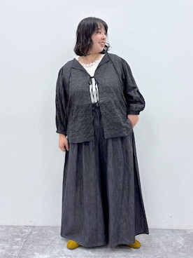 「アイテム（タンクトップ）」を使った、ももこ*.。さん（レディース・158cm・20代）の夏コーディネート