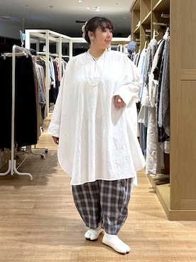 「studio CLIP（スタディオクリップ）のアイテム（ワンピース/ドレス）」を使った、ももこ*.。さん（レディース・158cm）の春コーディネート