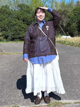 「studio CLIP（スタディオクリップ）のアイテム」を使った、ももこ*.。さん（レディース・158cm）の春コーディネート