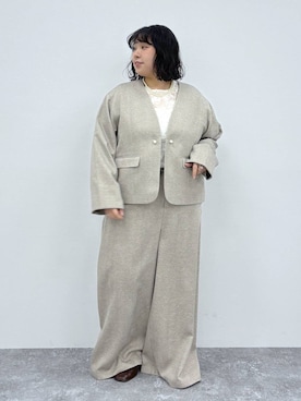 「アイテム（スーツセット）」を使った、ももこ*.。さん（レディース・158cm）の秋コーディネート