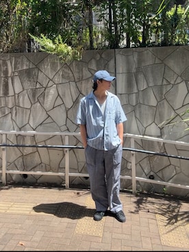 「アイテム（スニーカー）」を使った、llryollさん（メンズ・175cm）の夏コーディネート