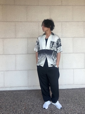 「UNDERCOVER（アンダーカバー）のアイテム」を使った、llryollさん（メンズ・175cm）の夏コーディネート
