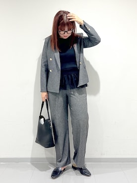 「アイテム（ローファー）」を使った、shirakiiさん（レディース・165cm・30代）の夏コーディネート