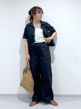 「アイテム（バンダナ/スカーフ）」を使った、shirakiiさん（レディース・165cm・30代）の秋コーディネート