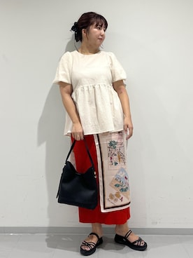「アイテム（財布/小物）」を使った、shirakiiさん（レディース・165cm・30代）の夏コーディネート