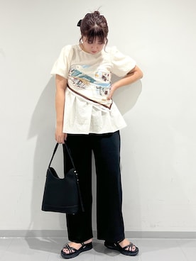 「アイテム（財布/小物）」を使った、shirakiiさん（レディース・165cm・30代）の夏コーディネート
