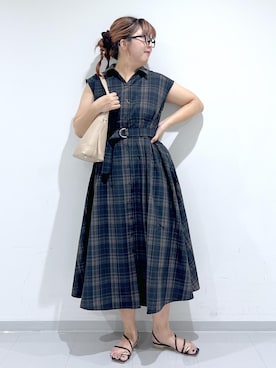 「ストレート」｜shirakiiさん（レディース・165cm）の夏コーディネート