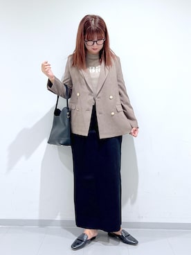 「アイテム（ローファー）」を使った、shirakiiさん（レディース・165cm・30代）の夏コーディネート