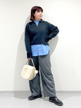 「ニット/セーター」｜shirakiiさん（レディース・165cm）の冬コーディネート