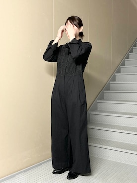 「URBAN RESEARCH Sonny Label（アーバンリサーチサニーレーベル）のアイテム（オールインワン・サロペット）」を使った、ヒトミさん（レディース・160cm）の春コーディネート