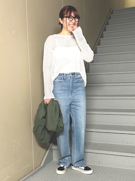 「ROTHCO（ロスコ）のアイテム」を使った、ヒトミさん（レディース・160cm）の冬コーディネート
