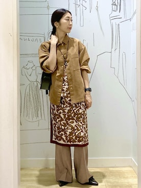 「アイテム（財布/小物）」を使った、miyajiさん（レディース・157cm・30代）の秋コーディネート