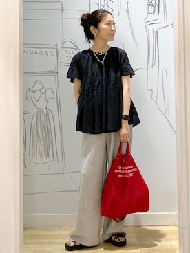 「旅行コーデ」｜miyajiさん（レディース・157cm・30代）の夏コーディネート
