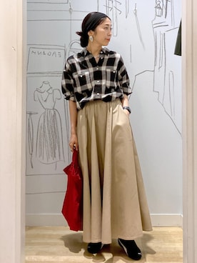 「旅行コーデ」｜miyajiさん（レディース・157cm・30代）の秋コーディネート