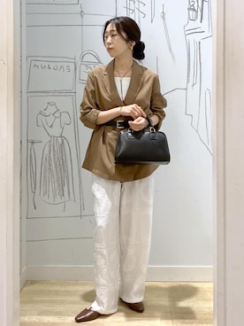 「ROPE' PICNIC（ロペピクニック）のアイテム」を使った、miyajiさん（レディース・157cm）の春コーディネート