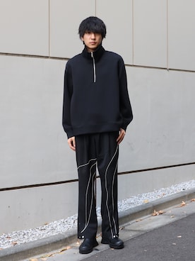 「STUDIOUS（ステュディオス）のアイテム（スウェット）」を使った、koushiさん（メンズ・178cm）の冬コーディネート