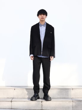 「CULLNI（クルニ）のアイテム（ジャケット/アウター）」を使った、koushiさん（メンズ・178cm）の冬コーディネート