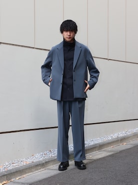 「STUDIOUS（ステュディオス）のアイテム（ジャケット/アウター）」を使った、koushiさん（メンズ・178cm）の冬コーディネート