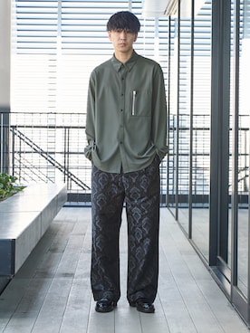 「ATTACHMENT（アタッチメント）のアイテム」を使った、koushiさん（メンズ・178cm）の春コーディネート