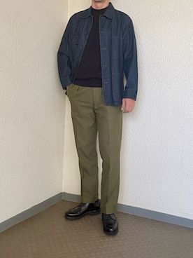 「Paraboot（パラブーツ）のアイテム」を使った、ゴンさん（メンズ・178cm）の秋コーディネート