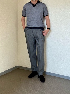 「SHIPS（シップス）のアイテム」を使った、ゴンさん（メンズ・178cm）の夏コーディネート