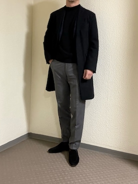 「Mackintosh（マッキントッシュ）のアイテム」を使った、ゴンさん（メンズ・178cm）の冬コーディネート