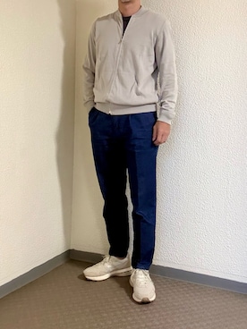 「ASICS（アシックス）のアイテム」を使った、ゴンさん（メンズ・178cm）の秋コーディネート