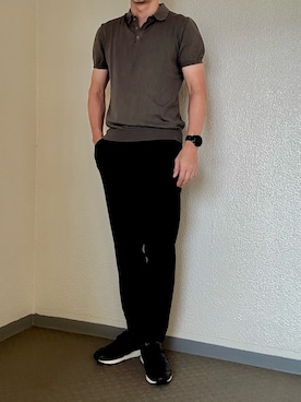 「green label relaxing（グリーンレーベルリラクシング）のアイテム」を使った、ゴンさん（メンズ・178cm）の夏コーディネート