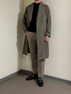 「アイテム（スーツセット）」を使った、ゴンさん（メンズ・178cm）の冬コーディネート