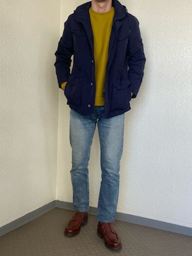 「MACKINTOSH PHILOSOPHY（ﾏｯｷﾝﾄｯｼｭ ﾌｨﾛｿﾌｨｰ）のアイテム」を使った、ゴンさん（メンズ・178cm）の冬コーディネート