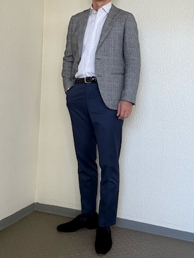 「SHIPS（シップス）のアイテム（トップス）」を使った、ゴンさん（メンズ・178cm）の春コーディネート